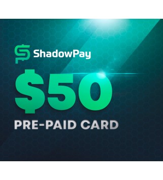 Shadowpay.com $50 Pre-paid Card Key GLOBAL